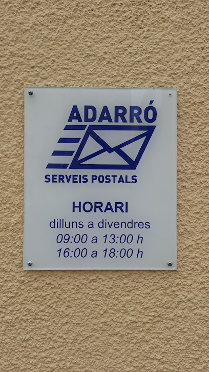 oficina mensajería Adarró Serveis Postals S.L.U.