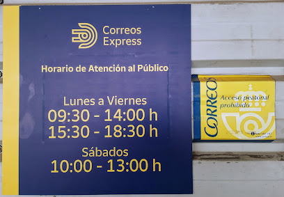 oficina mensajería Correos Express